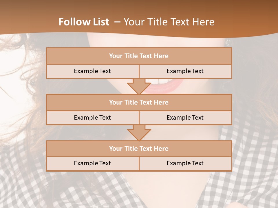 Using Technology Caucasian PowerPoint Template