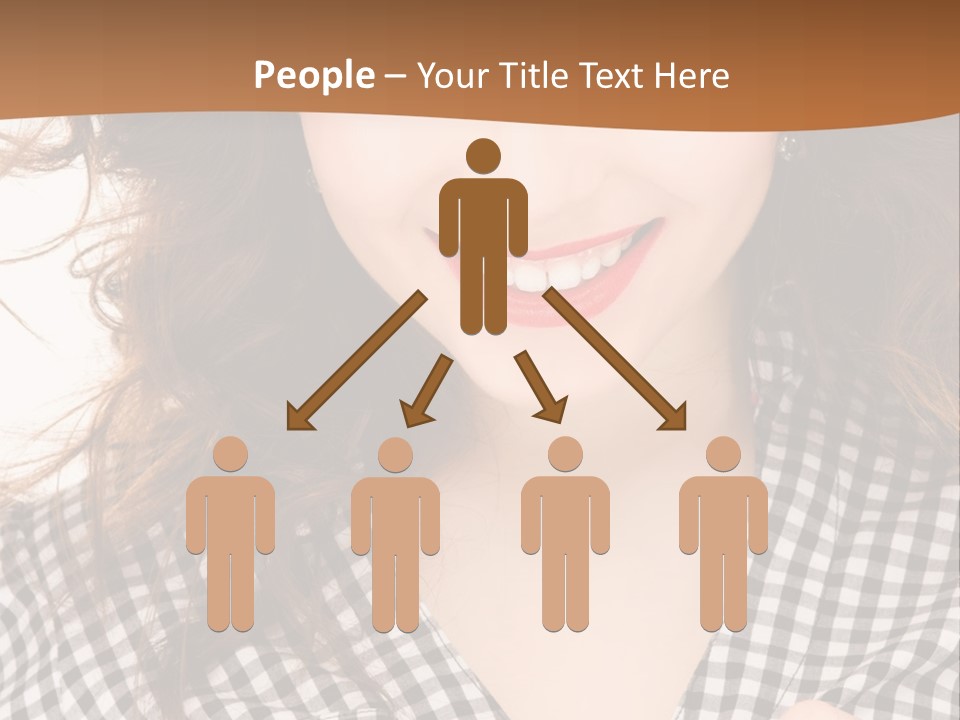 Using Technology Caucasian PowerPoint Template