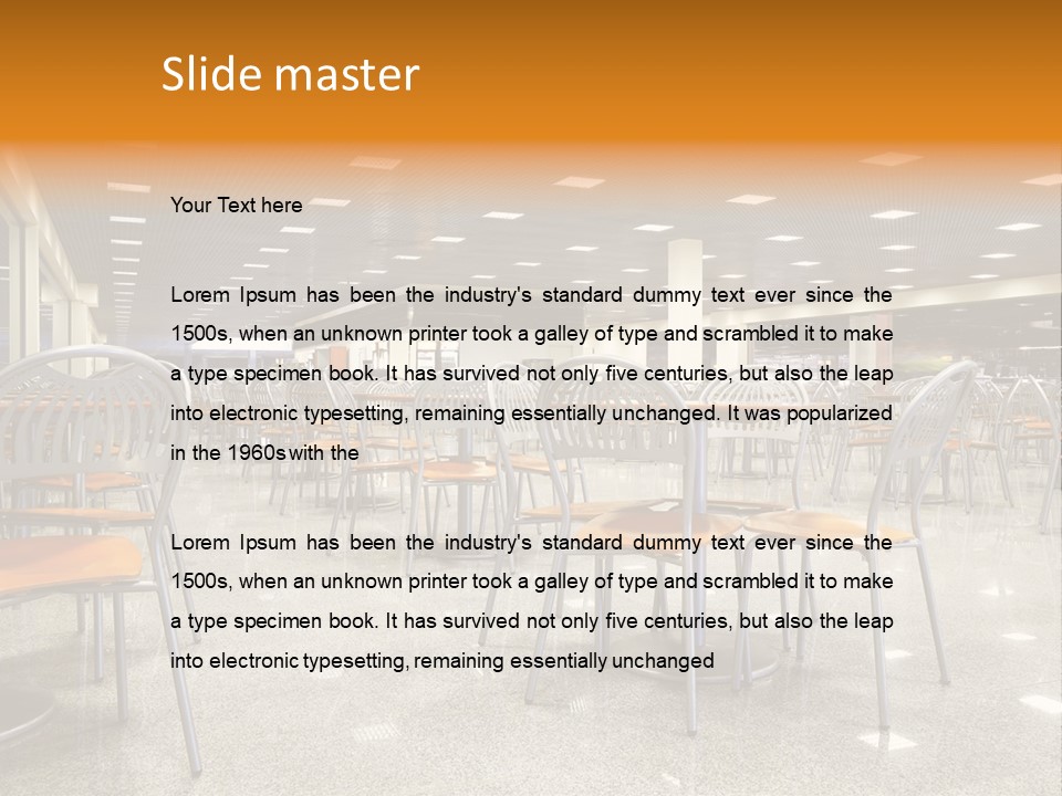 Restaurant Business Large PowerPoint Template