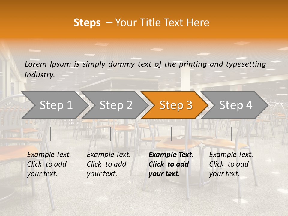 Restaurant Business Large PowerPoint Template