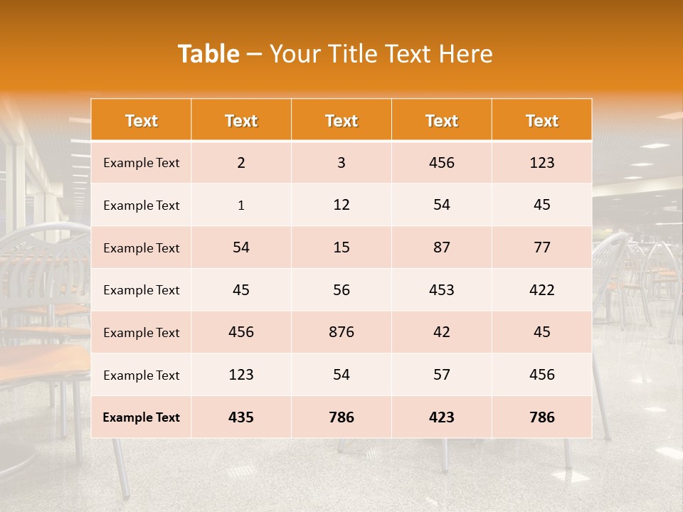 Restaurant Business Large PowerPoint Template