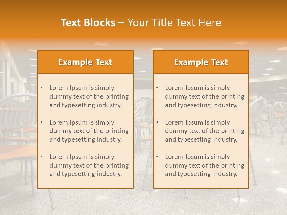 Restaurant Business Large PowerPoint Template