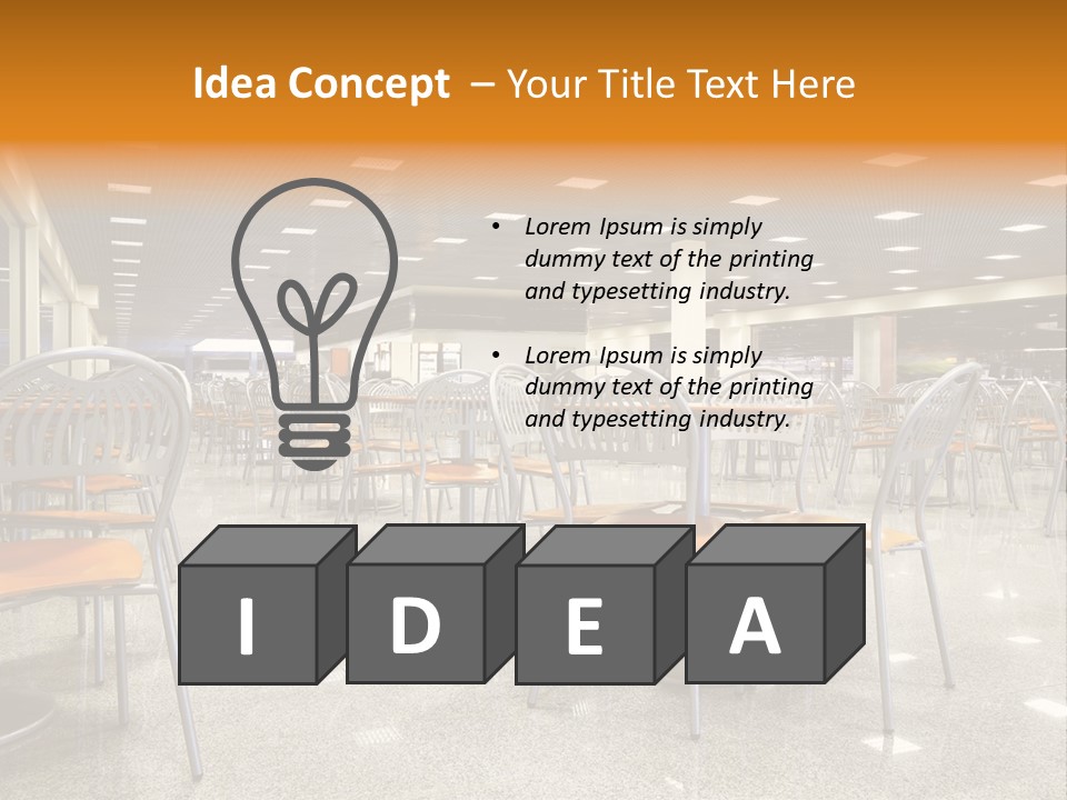 Restaurant Business Large PowerPoint Template