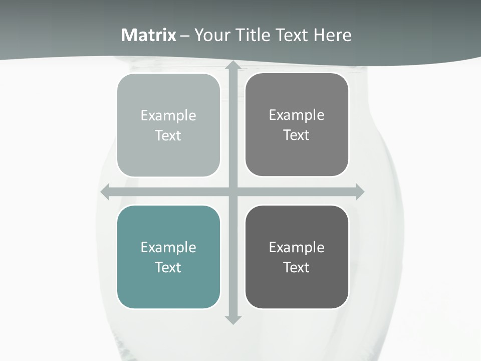 Translucent Colorless Image PowerPoint Template