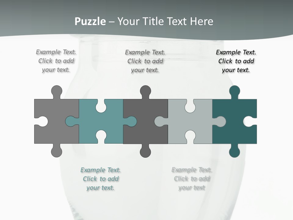Translucent Colorless Image PowerPoint Template
