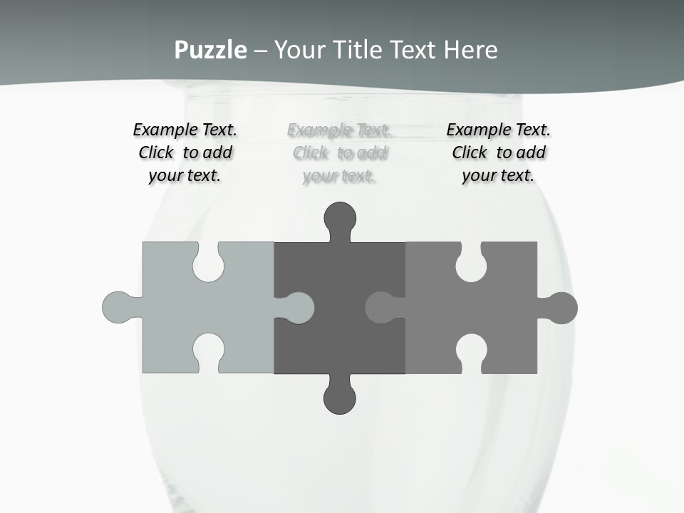 Translucent Colorless Image PowerPoint Template