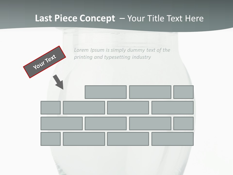 Translucent Colorless Image PowerPoint Template