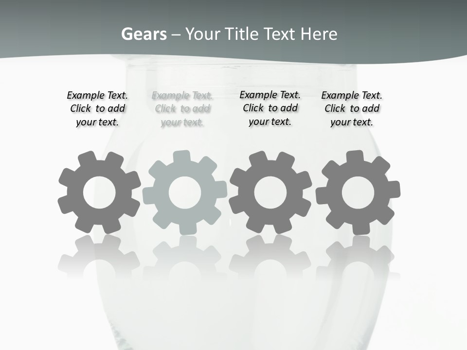 Translucent Colorless Image PowerPoint Template