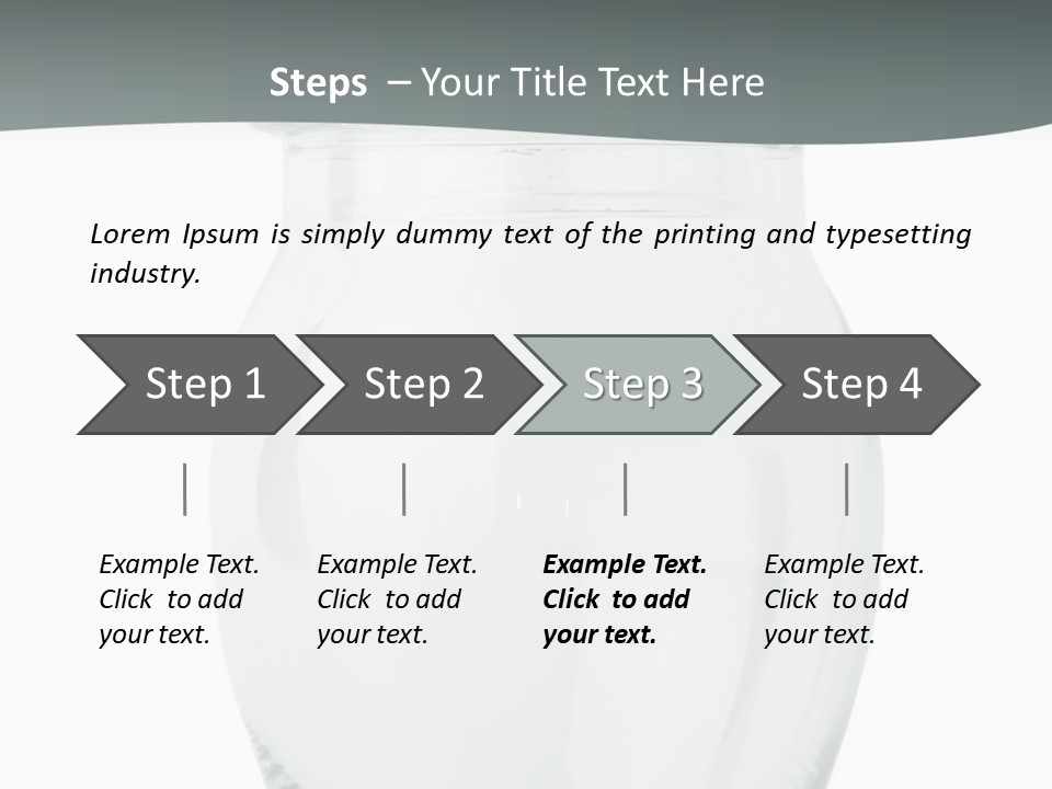 Translucent Colorless Image PowerPoint Template