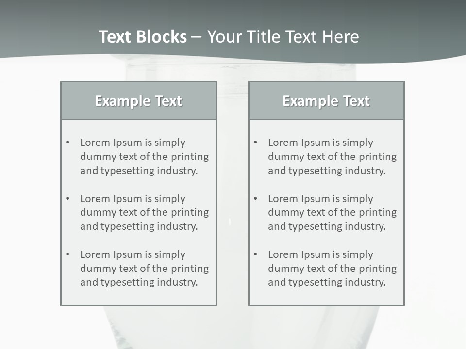 Translucent Colorless Image PowerPoint Template