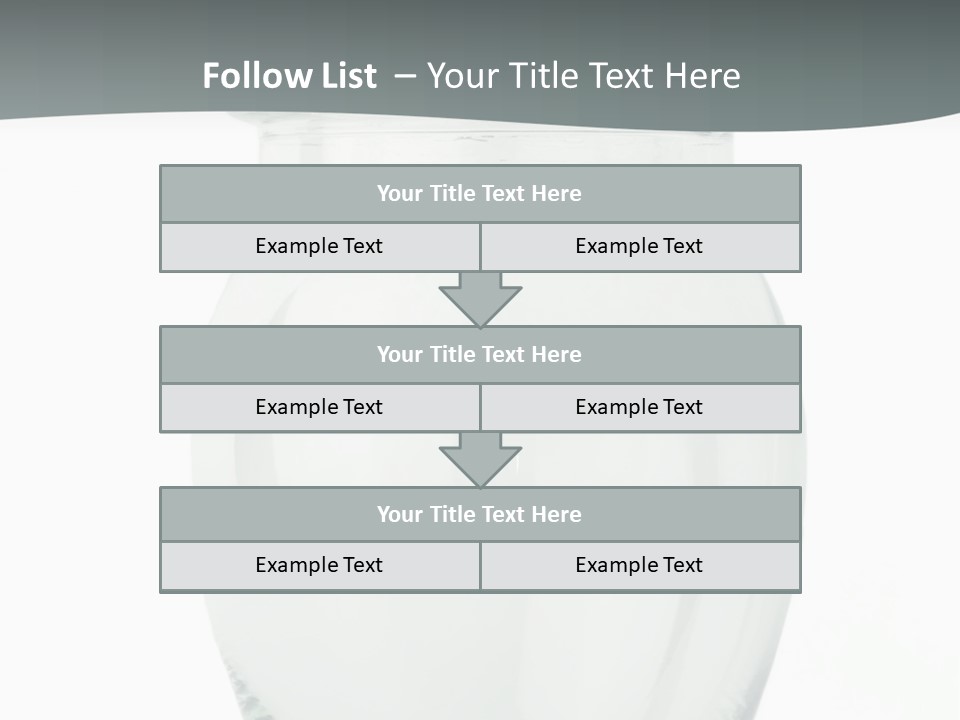 Translucent Colorless Image PowerPoint Template