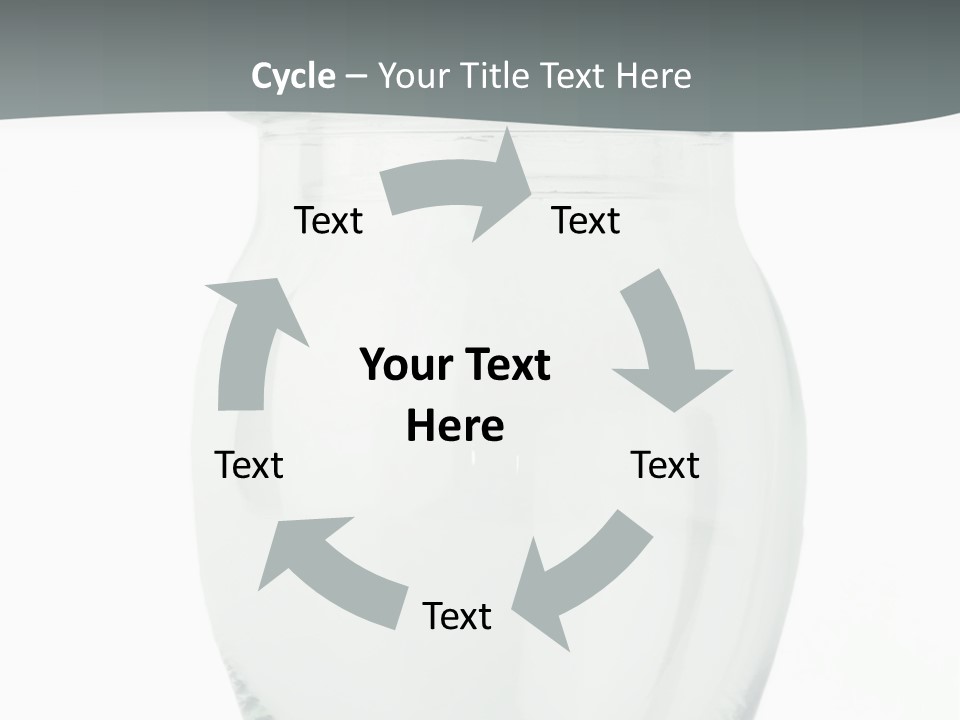 Translucent Colorless Image PowerPoint Template
