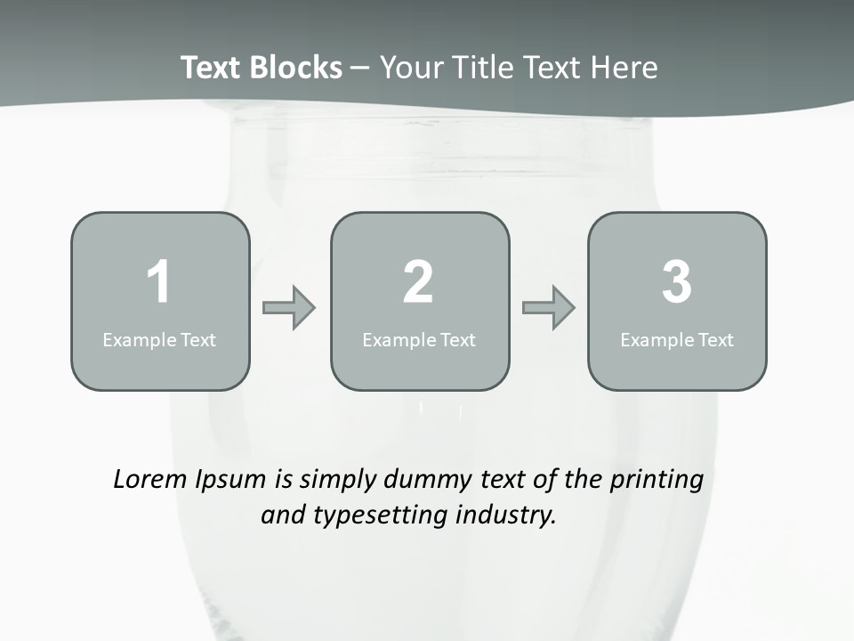 Translucent Colorless Image PowerPoint Template