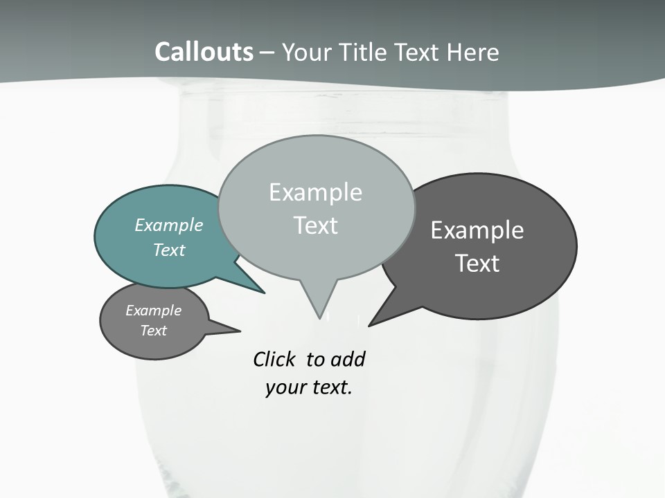 Translucent Colorless Image PowerPoint Template