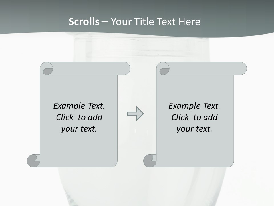 Translucent Colorless Image PowerPoint Template