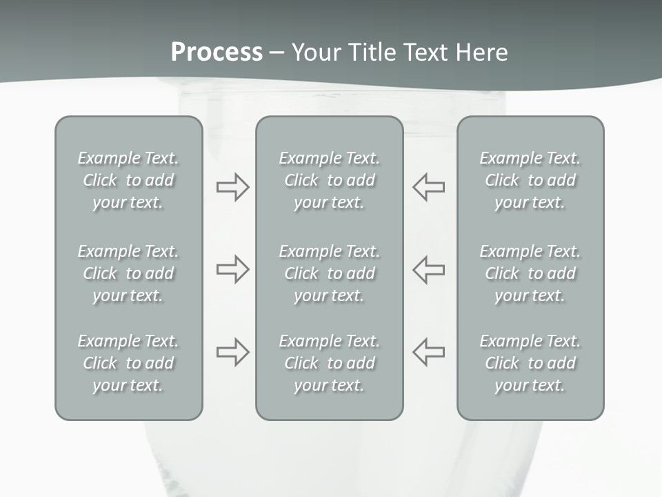 Translucent Colorless Image PowerPoint Template