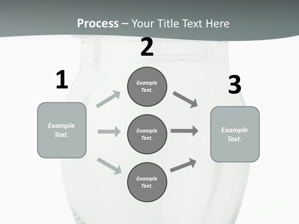 Translucent Colorless Image PowerPoint Template
