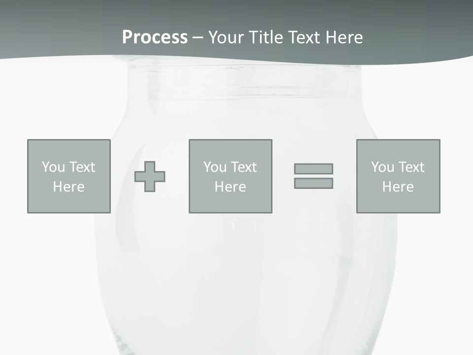 Translucent Colorless Image PowerPoint Template