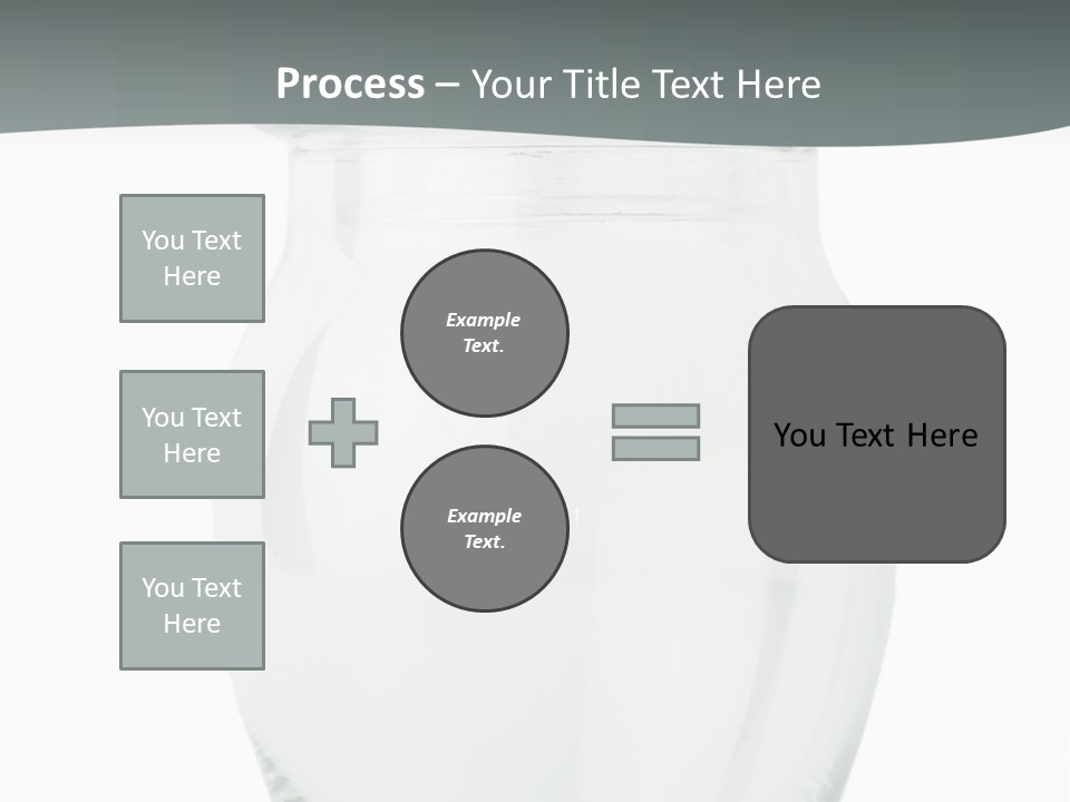 Translucent Colorless Image PowerPoint Template