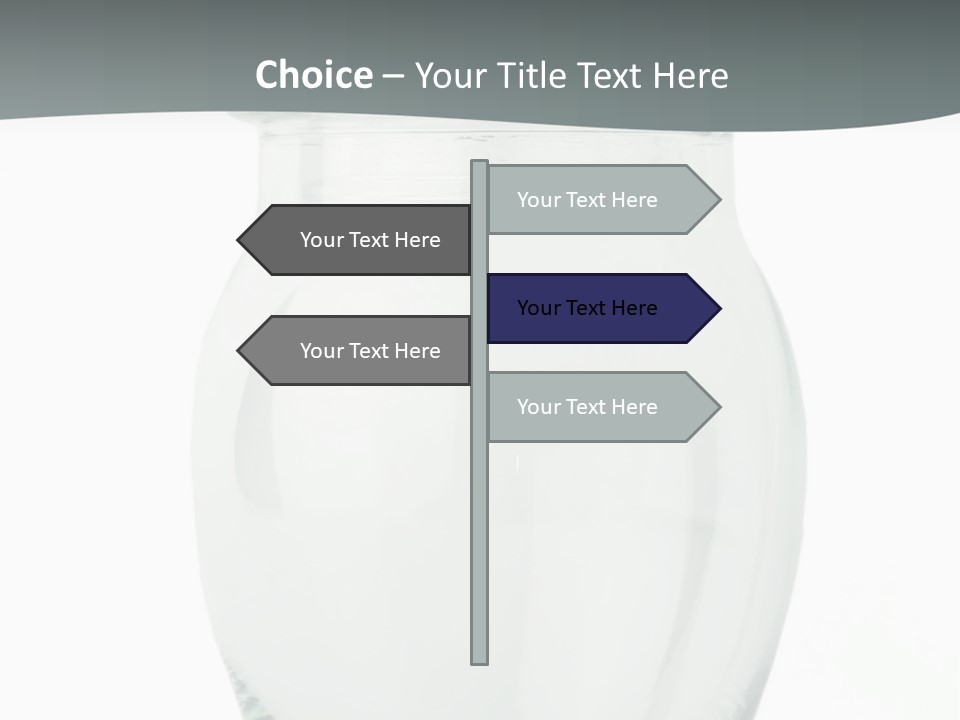 Translucent Colorless Image PowerPoint Template