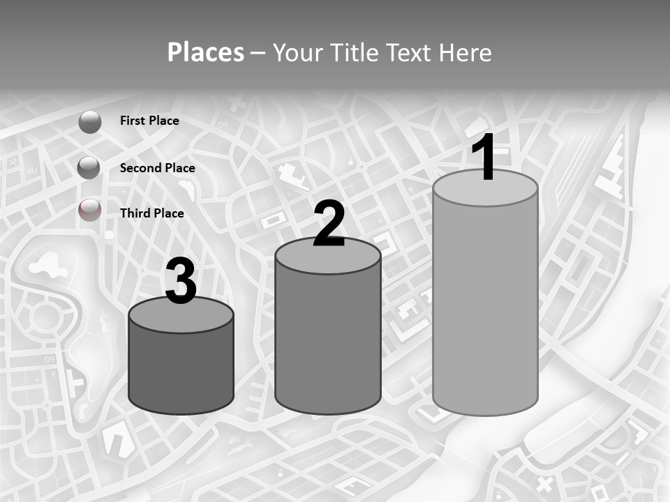 Streetmap Town Urban PowerPoint Template