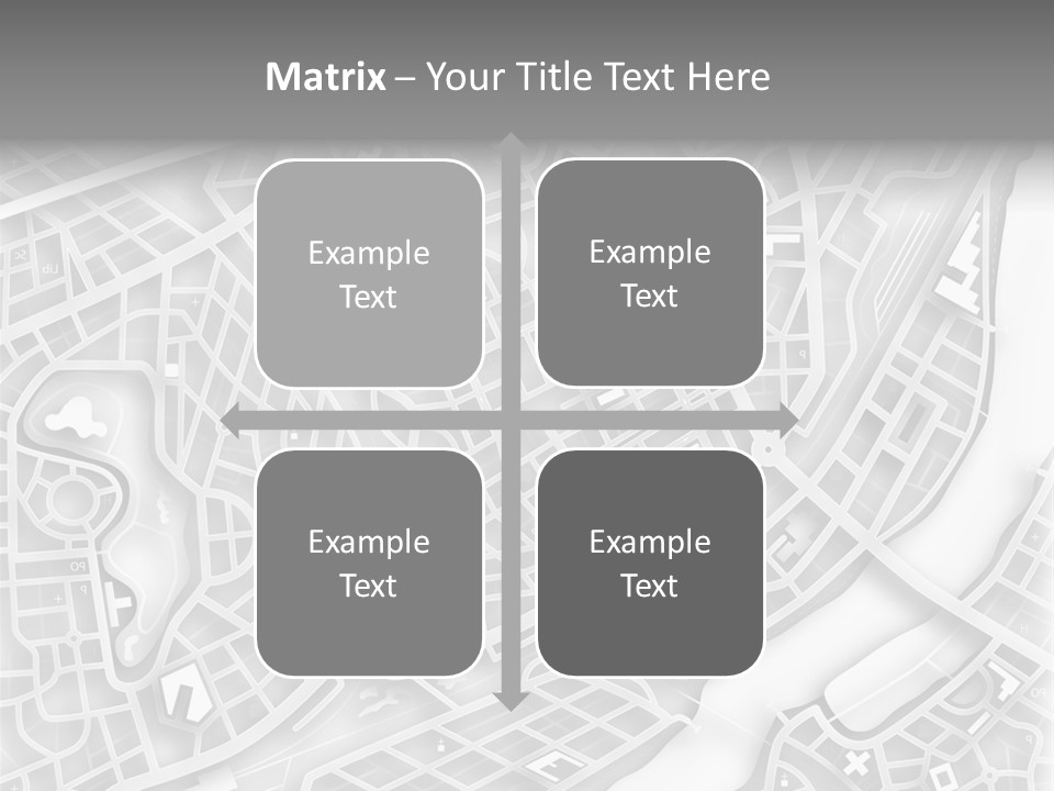 Streetmap Town Urban PowerPoint Template