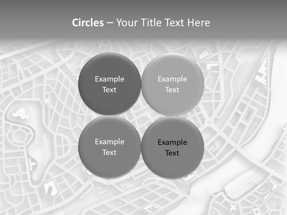 Streetmap Town Urban PowerPoint Template