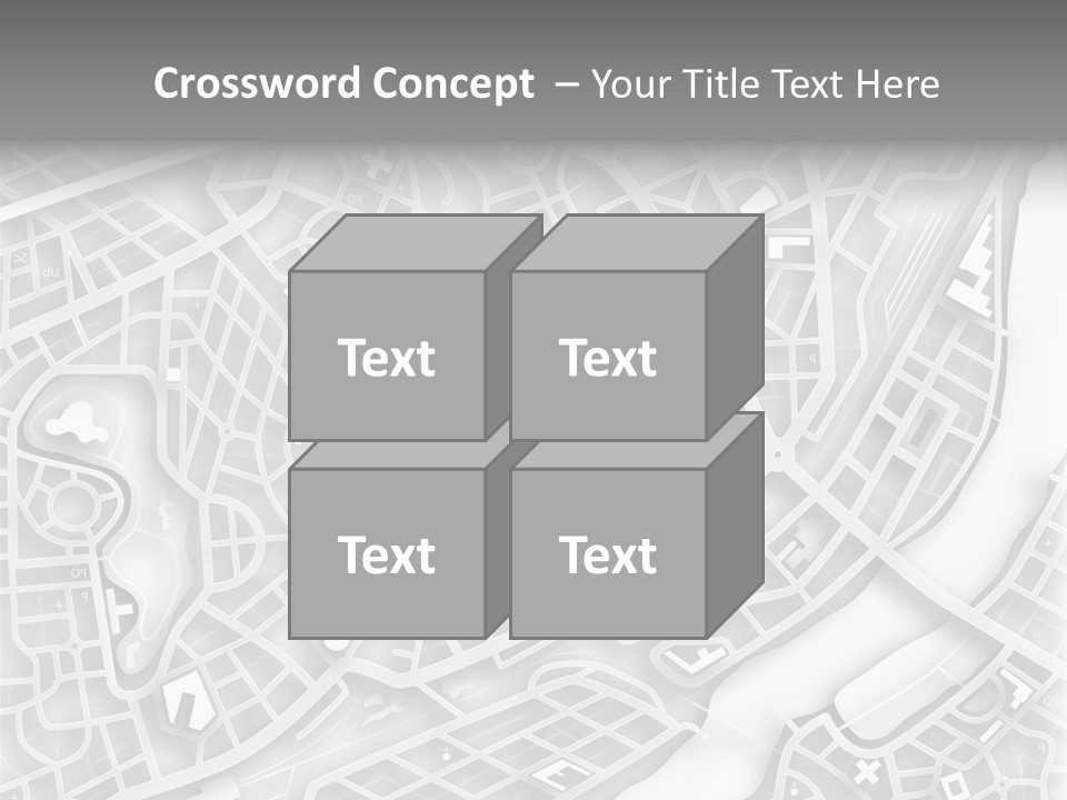 Streetmap Town Urban PowerPoint Template