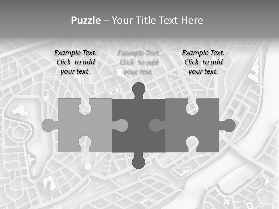 Streetmap Town Urban PowerPoint Template
