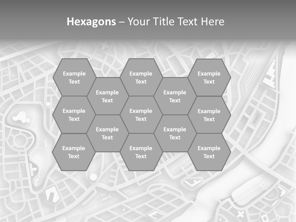 Streetmap Town Urban PowerPoint Template