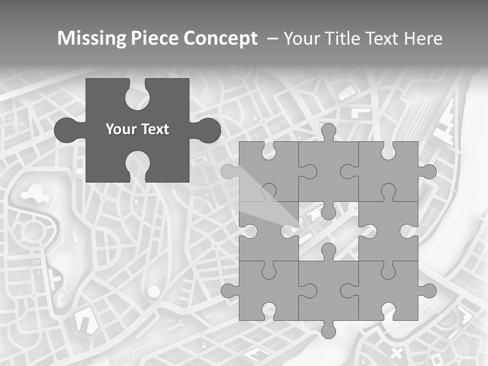 Streetmap Town Urban PowerPoint Template