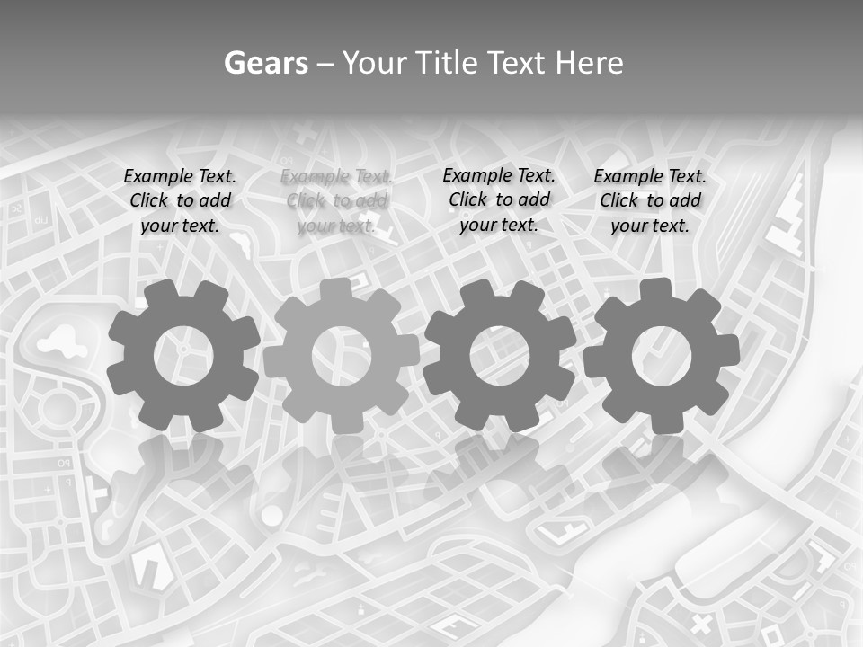 Streetmap Town Urban PowerPoint Template