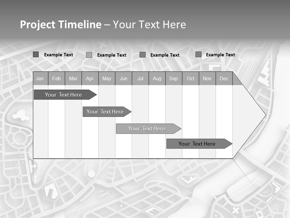Streetmap Town Urban PowerPoint Template