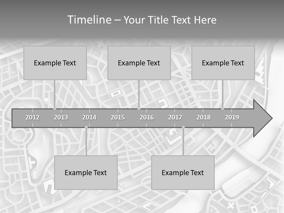 Streetmap Town Urban PowerPoint Template