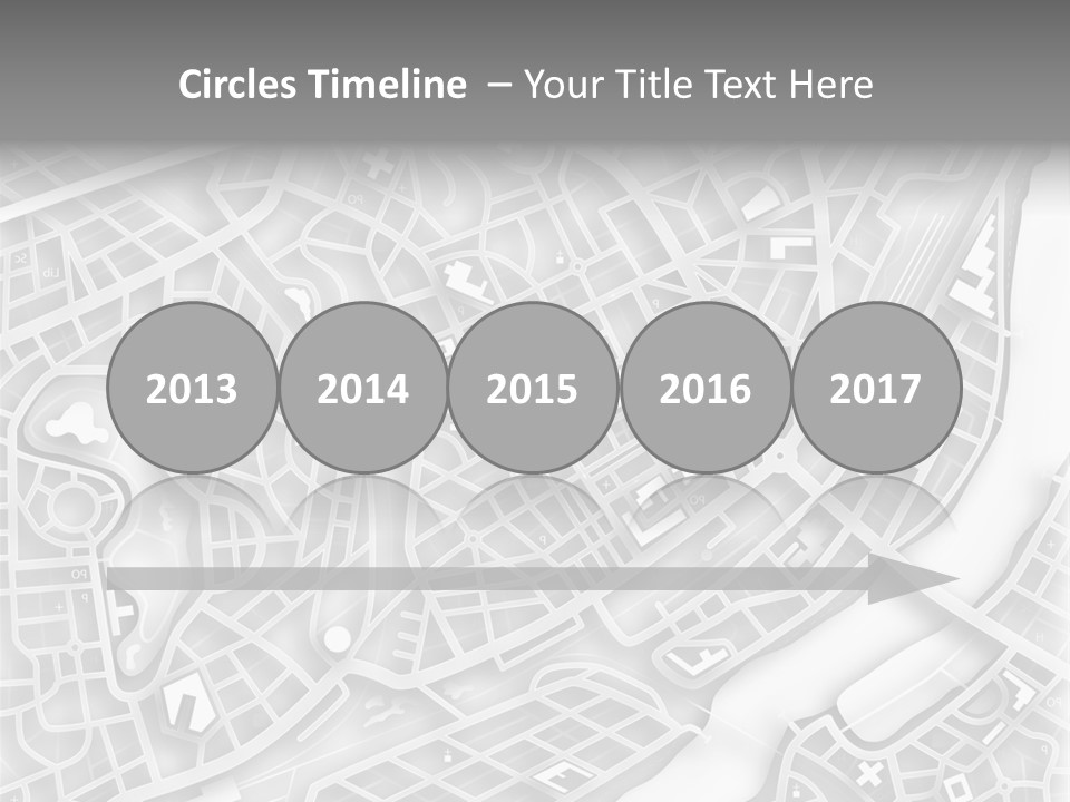 Streetmap Town Urban PowerPoint Template