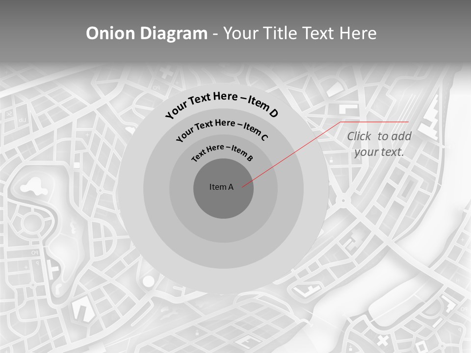 Streetmap Town Urban PowerPoint Template