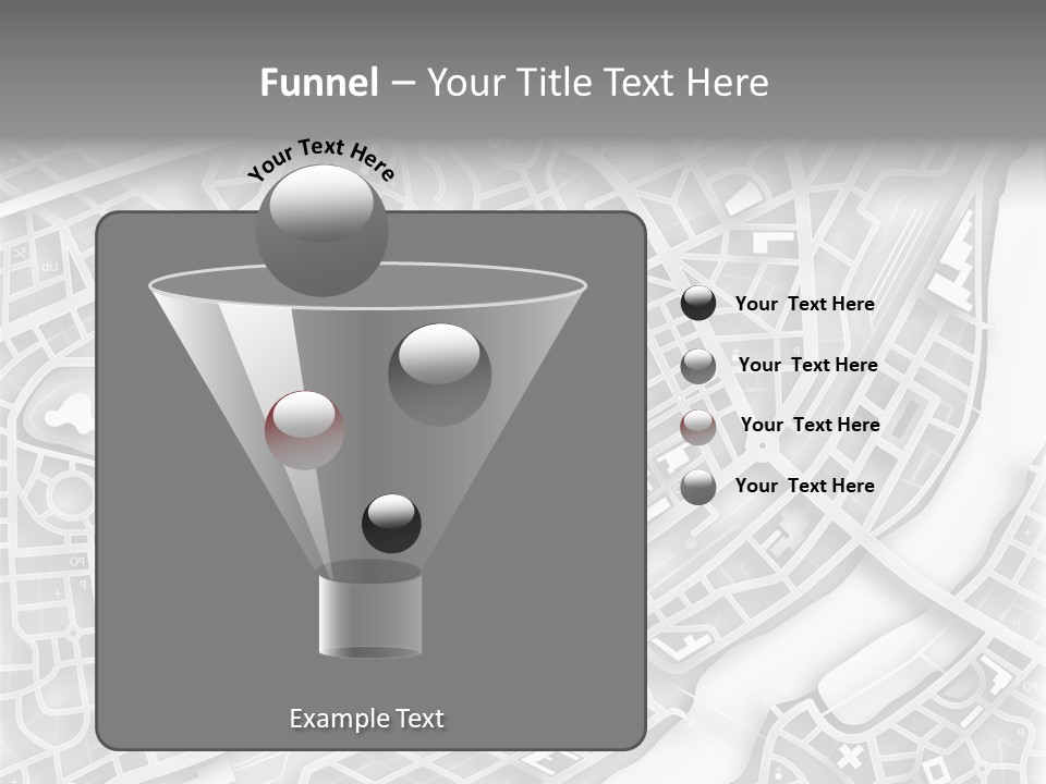 Streetmap Town Urban PowerPoint Template
