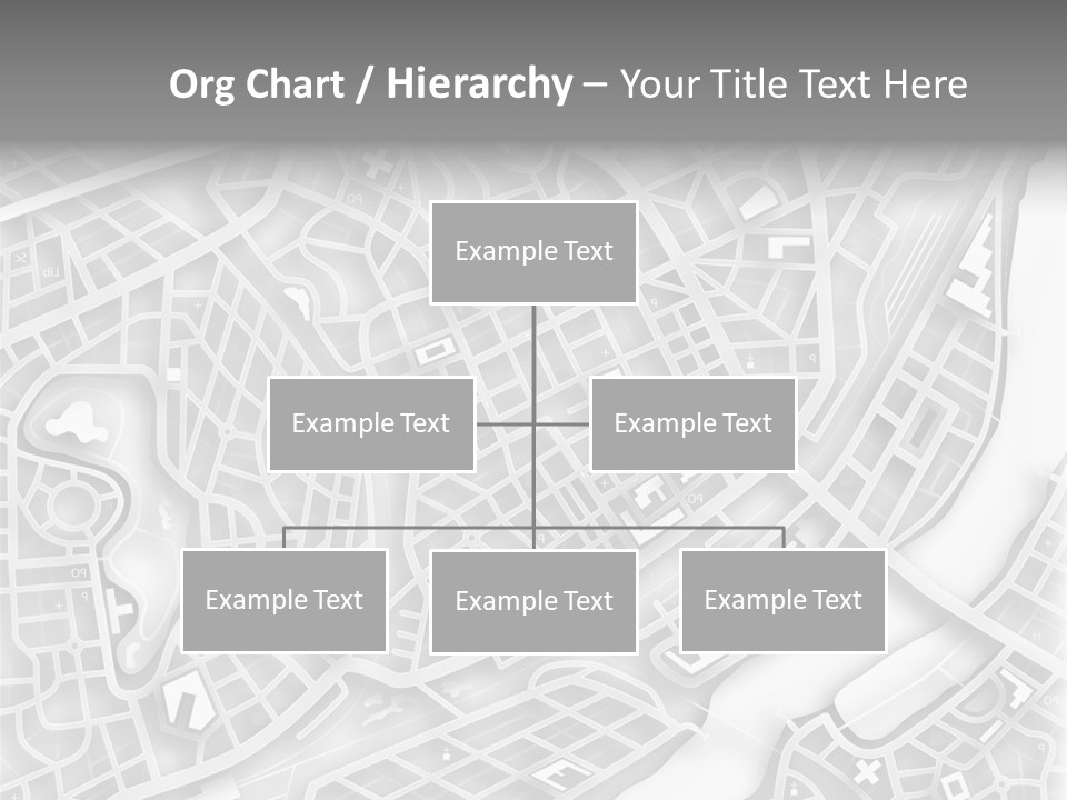 Streetmap Town Urban PowerPoint Template