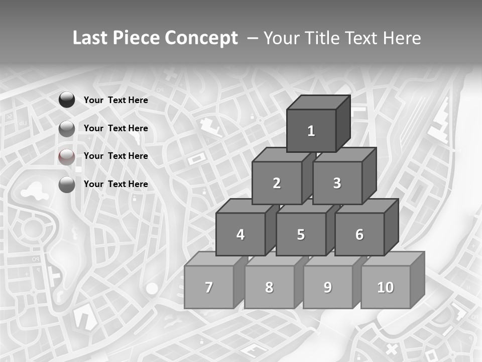 Streetmap Town Urban PowerPoint Template