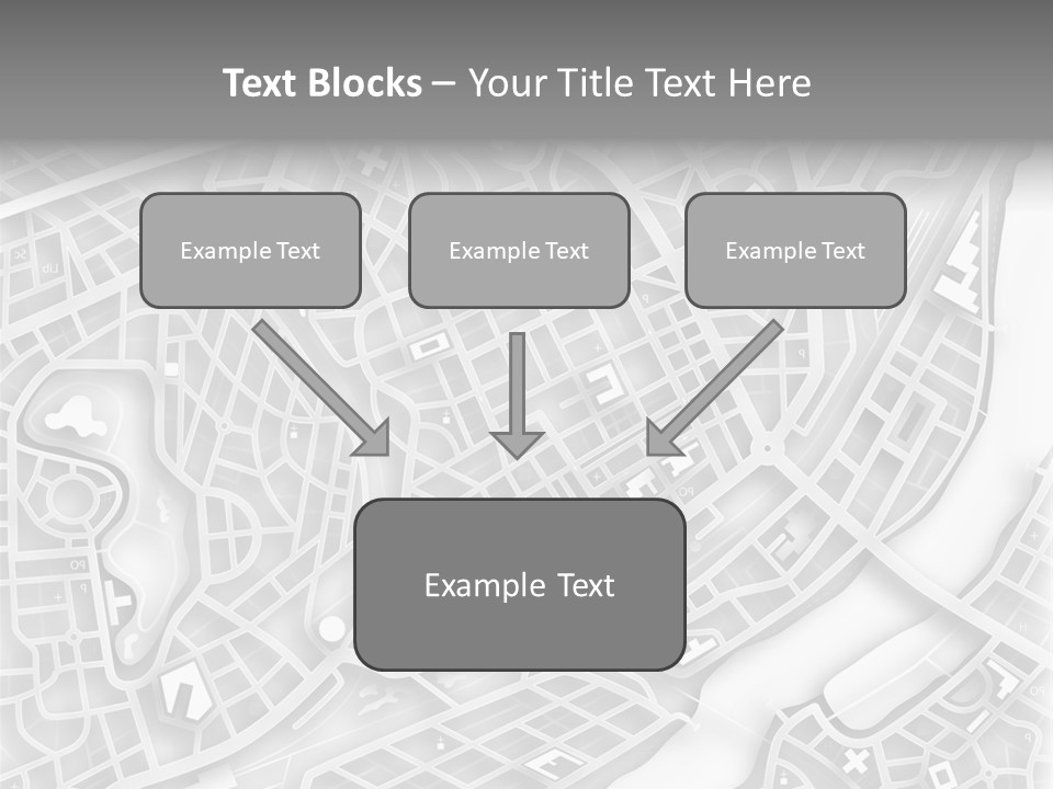 Streetmap Town Urban PowerPoint Template