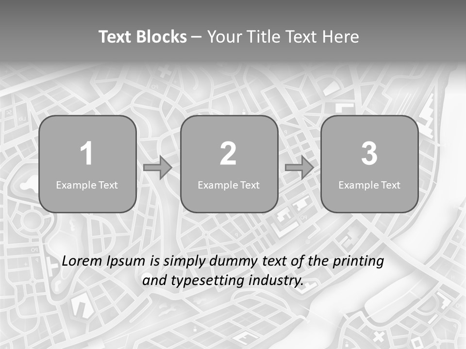 Streetmap Town Urban PowerPoint Template