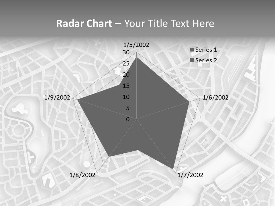 Streetmap Town Urban PowerPoint Template