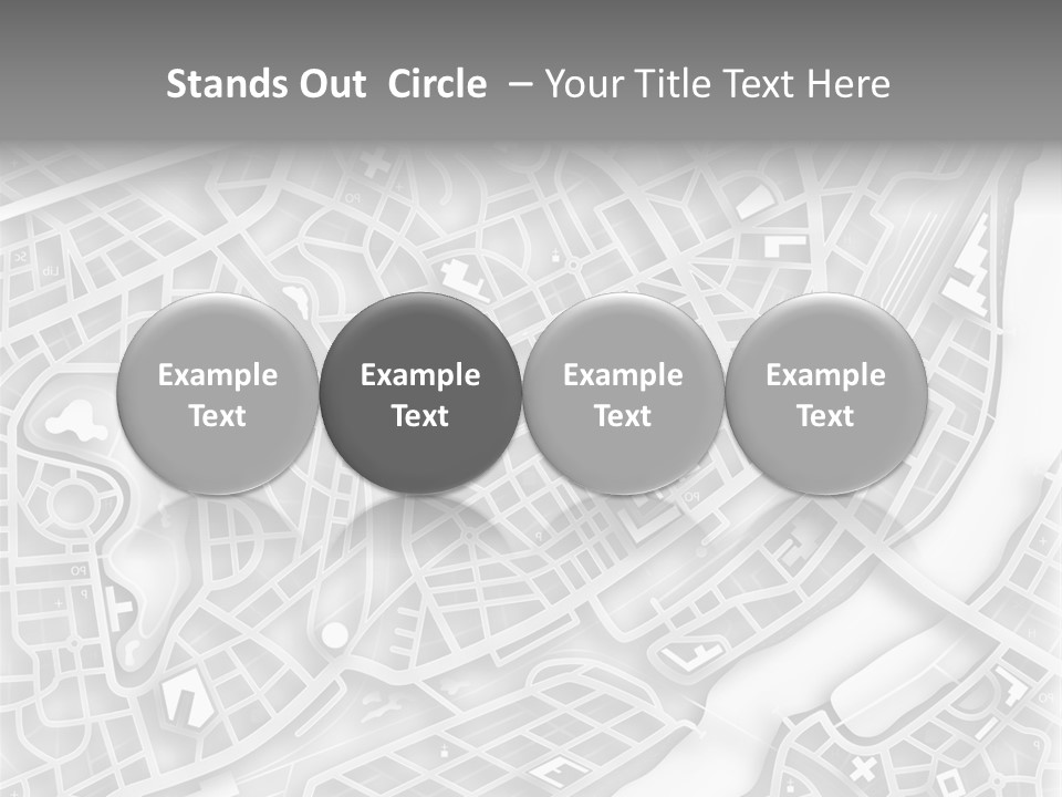 Streetmap Town Urban PowerPoint Template