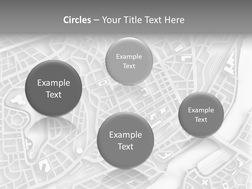 Streetmap Town Urban PowerPoint Template
