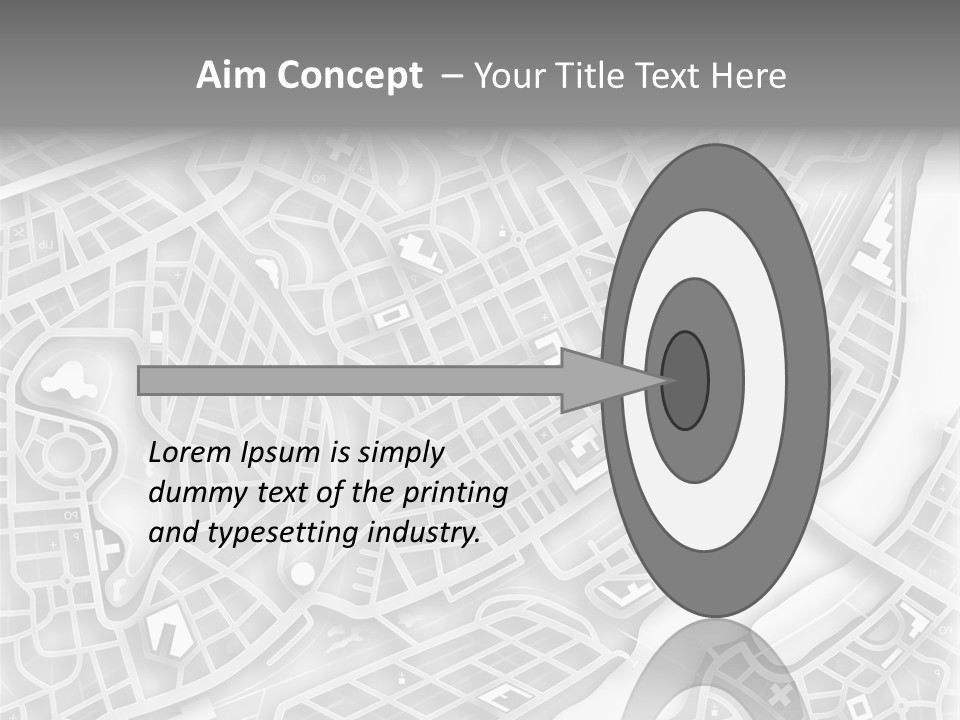 Streetmap Town Urban PowerPoint Template