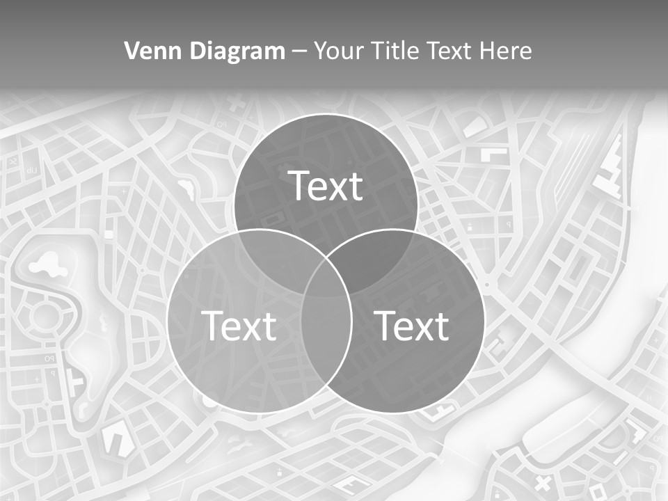 Streetmap Town Urban PowerPoint Template