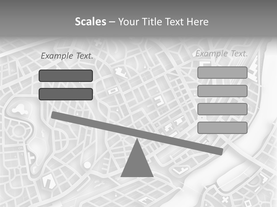Streetmap Town Urban PowerPoint Template