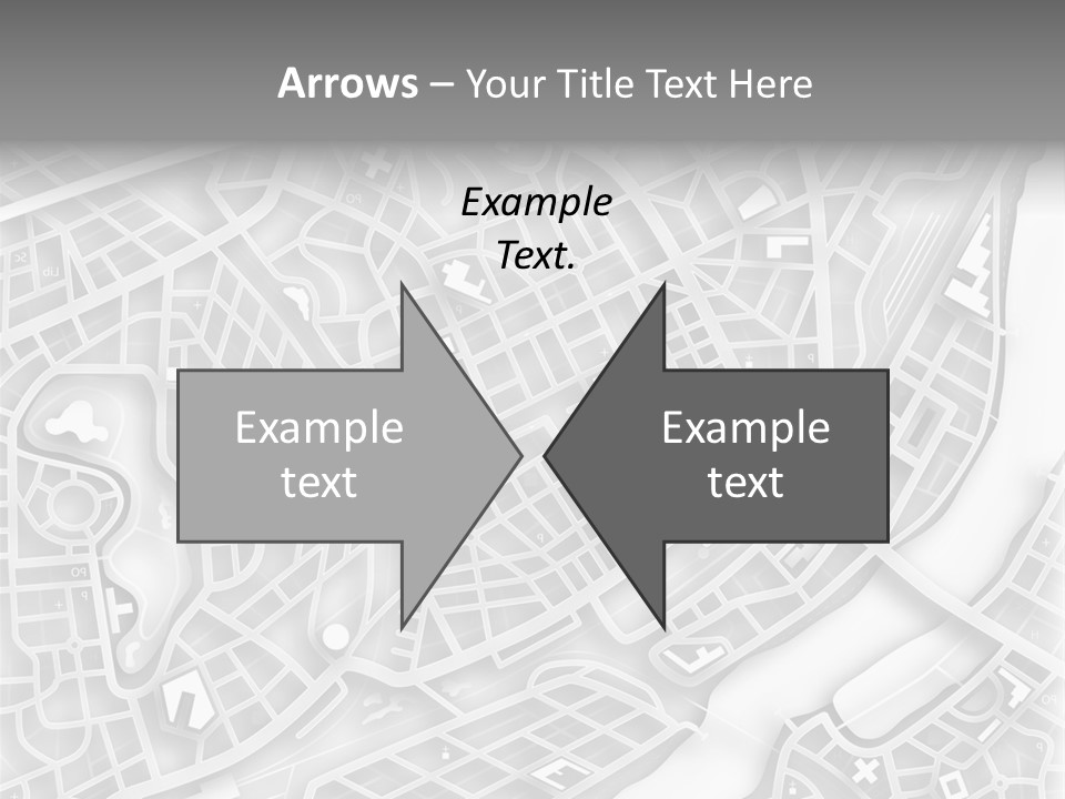 Streetmap Town Urban PowerPoint Template
