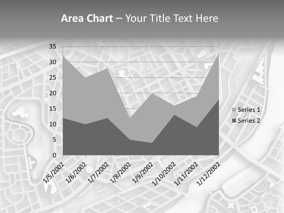 Streetmap Town Urban PowerPoint Template