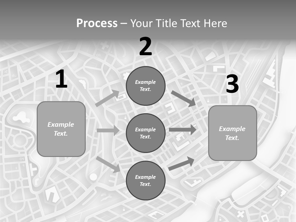 Streetmap Town Urban PowerPoint Template